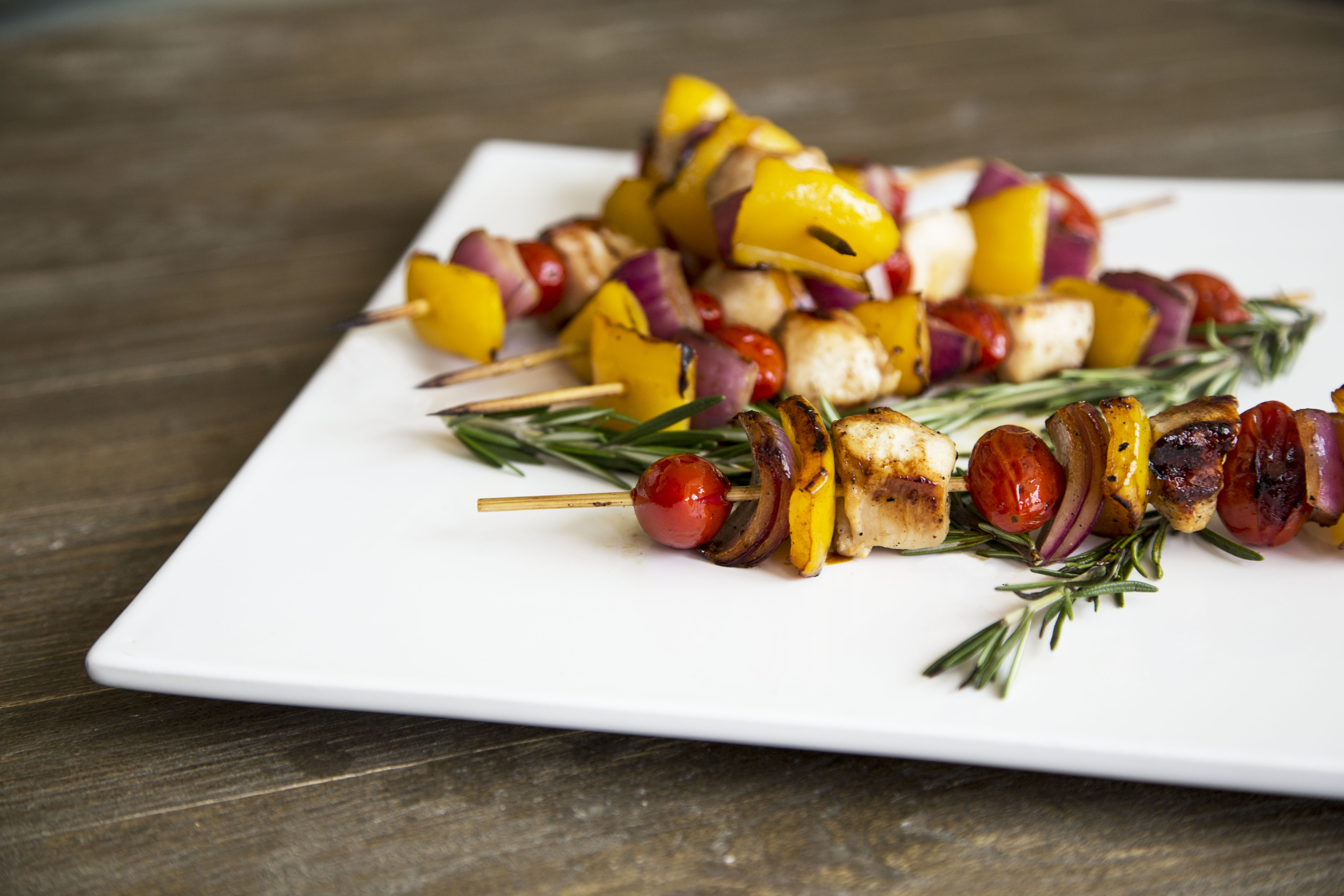 Ken's Balsamic Honey Chicken Skewers