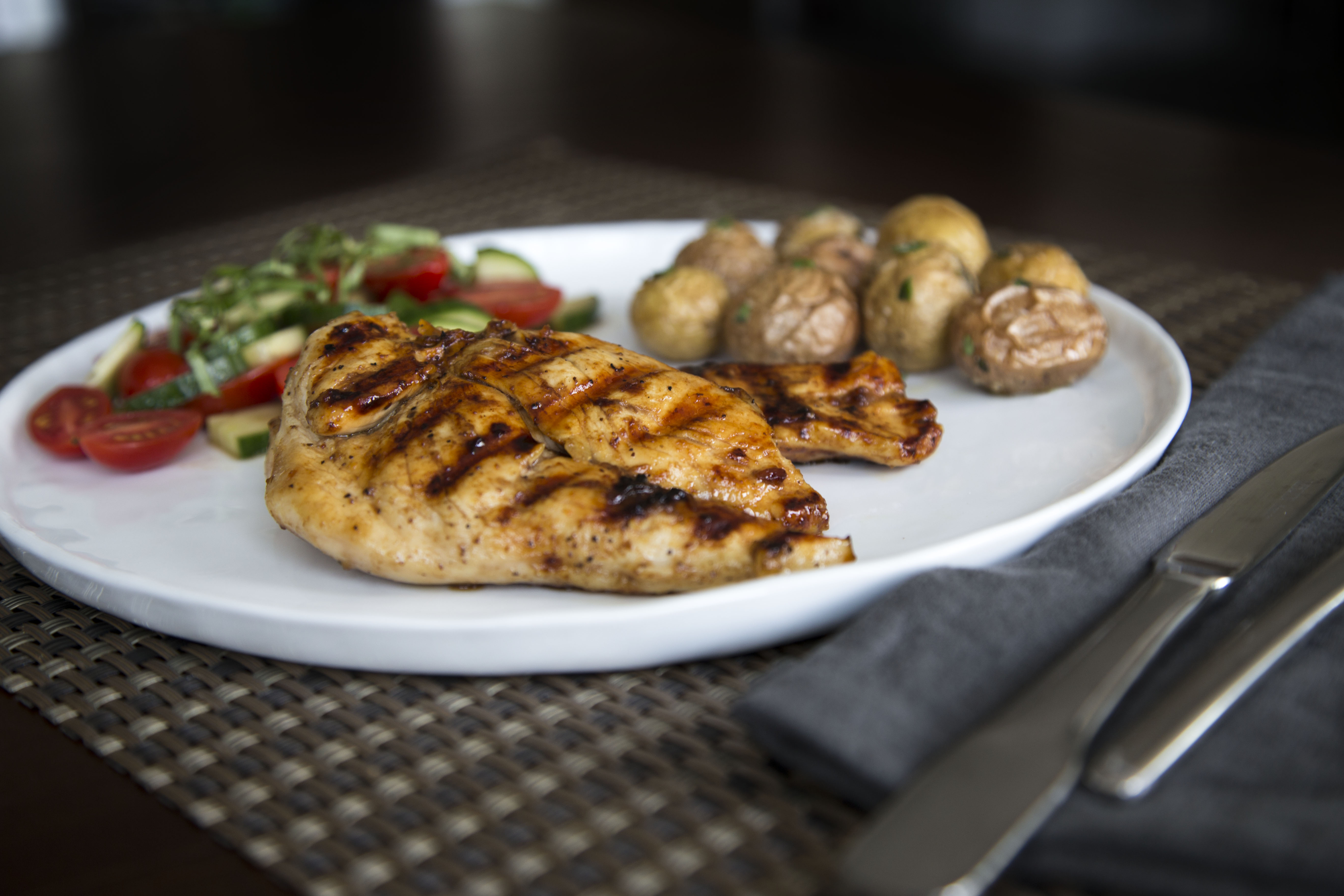 Ken's Grilled Balsamic & Orange Marmalade Chicken