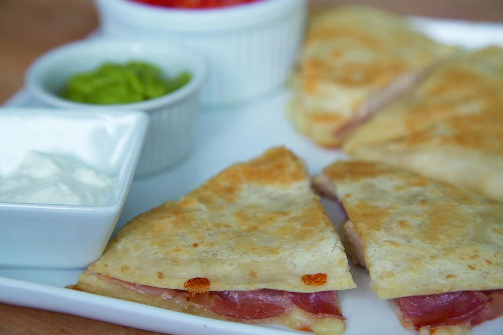 Ken's Zesty Italian Chicken Quesadillas