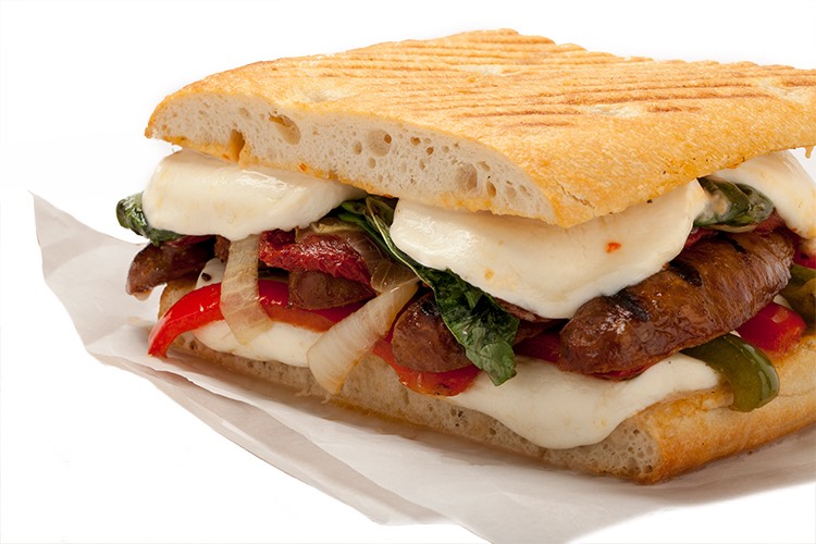 Ken's Foodservice Sausage Pepper And Onion Panini